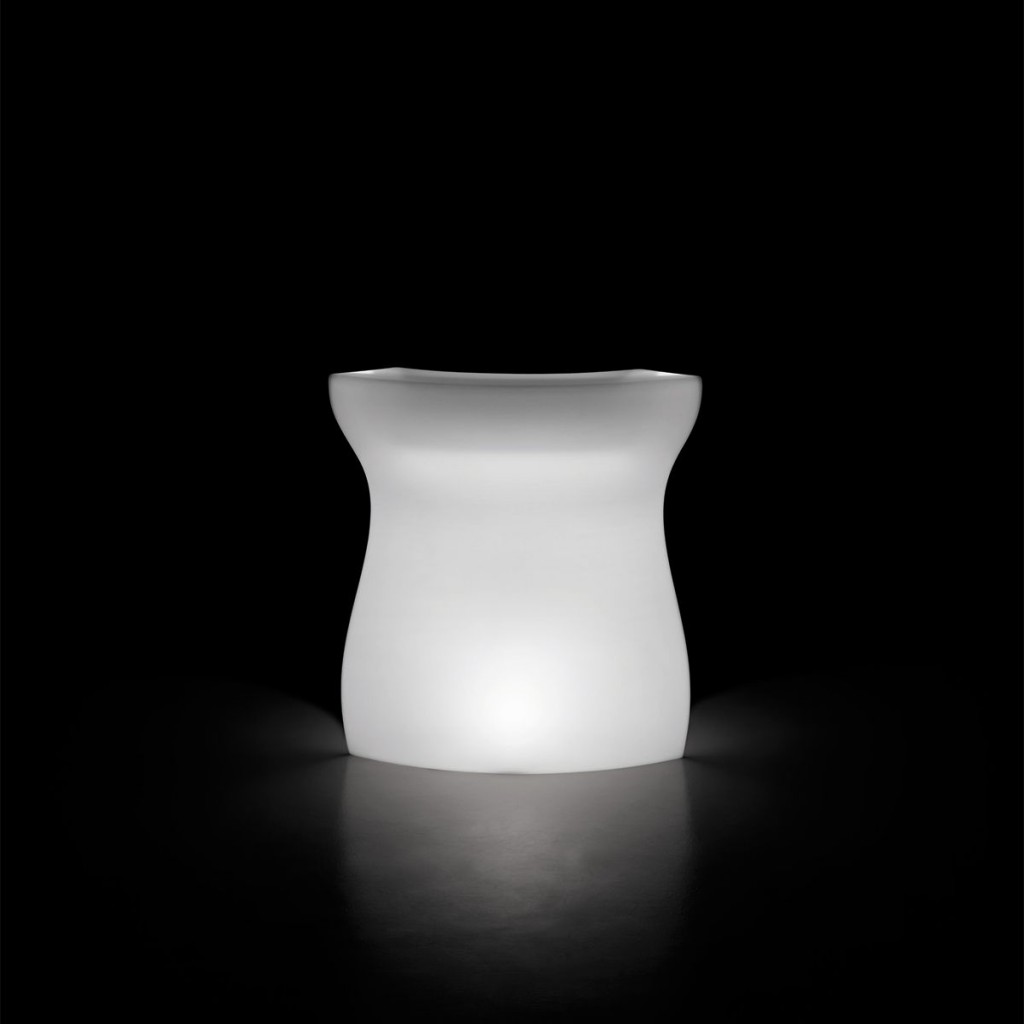 Modul receptie cu iluminare din polietilena Bartolomeo Corner Light - Nuovo Design